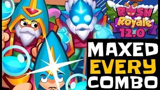 10K FOR 6 HOURS  EVERY ZEALOT COMBO MAXED - RUSH ROYALE LIVESTREAM