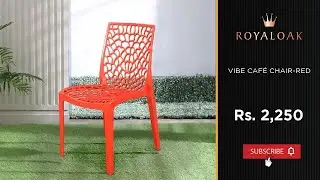 Royaloak | Vibe Caf&eacute; Chair-Red