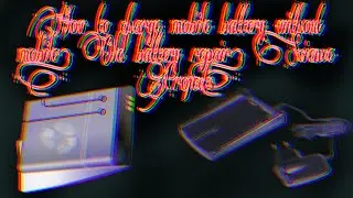 How to charge mobile battery without mobile, Old battery repair, Science Projects