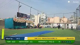 Hisar Super Kings vs Mavericks live cricket match | CRIC ZONE ARENA 2026 live - Cric Zone Arene His