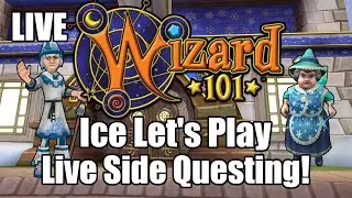 Side Quest + Halloween - Wizard101 Ice CONSOLE Let's Play LIVE