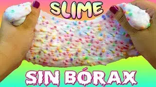 &hearts; DIY: &iexcl;&iexcl;CRUNCHY SLIME!! Slime Casero Crujiente Multicolor SIN B&Oacute;RAX - Satisfying V&iacute;deo&hearts;