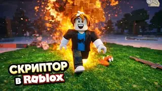 СКРИПТОР В РОБЛОКС! Играет мой брат)