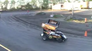 Plessis Motor Speedway- Jack Hargan Feature Win Restricted Wing Kart 5/13/2017
