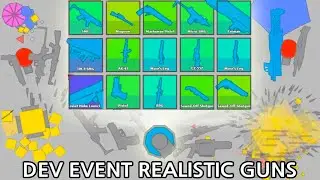 ARRAS.IO SHOW 15 POWERFUL REALISTIC GUNS! - WOOMY ARRAS.IO DEV EVENT