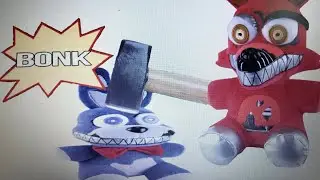 Fnaf plush 19 Nightmare bonnies brain damage