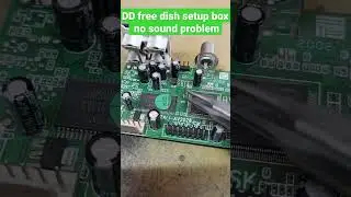 DD free dish setup box no sound problem