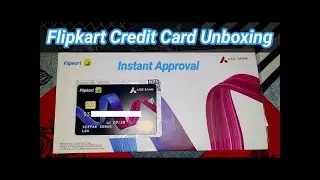 Flipkart Credit Card Unboxing | Flipkart Axis Bank Credit Card Unboxing 2025