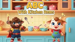 ABC With Kitchen Items | Learn Alphabet A&ndash;Z for Kids | BuddyLand ABC