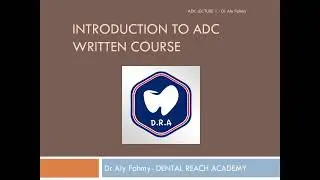 المعادلة الاسترالية لطب الأسنان المحاضرة الأولى Endodontics