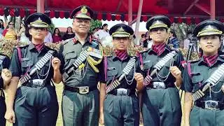 5 women officers commissioned into the Regiment of Artillery for the first time