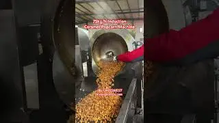 Caramel Popcorn Maker, Big Output Commercial Popcorn Machine for Popcorn Factory #machinery #popcorn