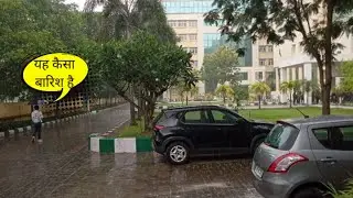 Hitk||During rain||Masti 😂