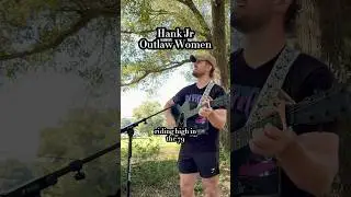 Hank Williams Jr - Outlaw Women (acoustic cover by the horse farm in the Florida Panhandle)