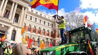 HUELGA AGRICULTORES con tractorada en Madrid 2024