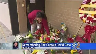 Long Beach Mourns Slain Firefighter