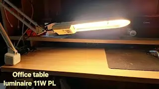 PL 11W fluorescent office table luminaire from 1995