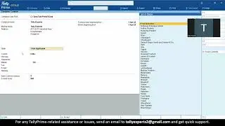 How to create a company in TallyPrime