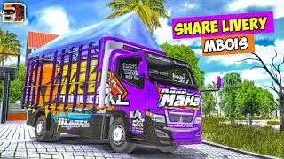 Modif Truk Canter Super Mbois 😋🤩 || Share Livery Truk Canter Es Truck ID