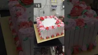Square designing cake 🎂🎂😈