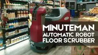 Autonomous Floor Scrubber | Minuteman Max Ride 20 | Bortek Industries Inc