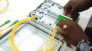 Outdoor Fiber Break-out Installation in Wall Mount Patch Panel