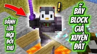 Bẫy block giả xuyên đất đánh lừa tất cả mọi đối thủ trong Minecraft!