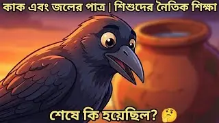 #ThirstyCrow #তৃষ্ণার্তকাক #কাকওজলেরকলসী #শিশুদেরগল্প #নৈতিকগল্প#KidsStory#MoralStory