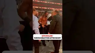 Яростная реакция Сета Роллинса после травмы на SNME😢