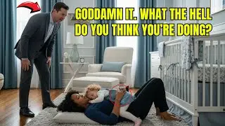 Black Maid Slept on the Floor With the Baby &mdash; The Billionaire Saw It&hellip; And Then What Happened?