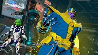Hulk & Spider Man vs Thanos & Gamora (Hardest AI) Marvel vs Capcom Infinite & Beyond