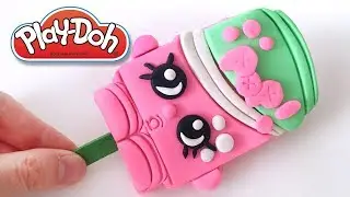Shopkins Soda Popsicle DIY Play-Doh Recipe How to make Play Dough Ice Cream - CLAY ART TV