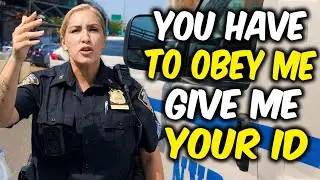 Female Officer & Tyrant Friends Get Owned Over ID Refusal!