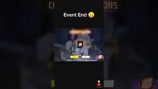 Event End 😔 #freefire #shorts