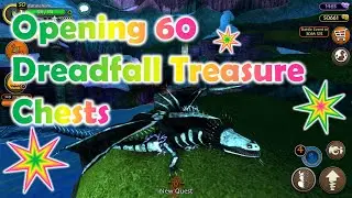 Opening 60 Dreadfall Treasure Chests - School of Dragons