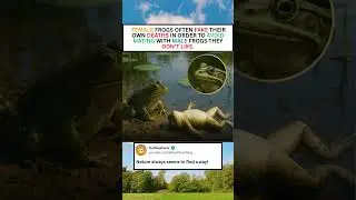Female Frogs Fake Own Death To Avoid Mating!