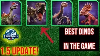 1.5 Best Dinos In The Game! Trykosaurus MASSIVE BUFF!-Jurassic World Alive 1.5 Analysis- p3 Buffs