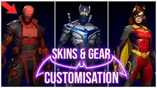 Gotham Knights - All Skins & Gear Customization (Characters and Batcylce)