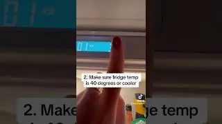 Fridge tips to make food last longer! #fridge #fridgetips #kitchen #home