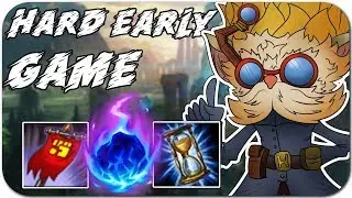 HARD EARLY GAME !!! HEIMERDINGER ARCANE COMET RANKED SEASON 8 League of Legends