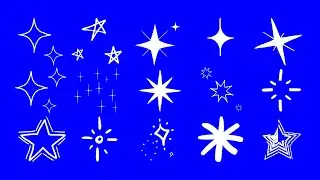 🔴 STARS DOODLES and SCRIBBLE Animation Overlay ➽ 2/2 (Download link)