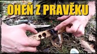 Rozdělání ohně lukem, přenášení ohně v troudnatci a zalesácká trouba