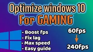 🔧 How to Optimize Windows For GAMING & Performance in 2021 The Ultimate Updated GUID #PUBG #INF #NEW