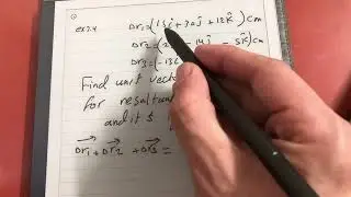 Chapter 3 Vectors Lecture 2: Component of Vector and Unit Vector