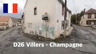 D26 Villers Champagne - Driving France