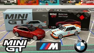 Skaut/Mini Gt/ BMW M4 Sakhir Orange (121)/ BMW M3 Gulf (314)