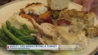 Safety tips when frying a turkey