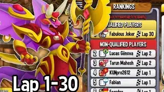 REACH LAP 30 ON HEROIC RACE HIGH REIGN DRAGON | Dragon City