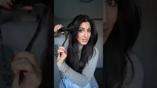 Легкая завивка утюжком🤩 #шорты #кудри #урок по прическе #легкаяприческа