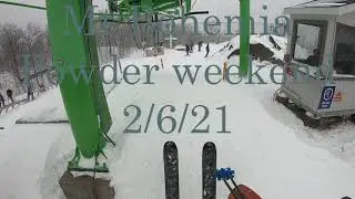 RAWR Cat Travels to Mt Bohemia for a Powder Weekend